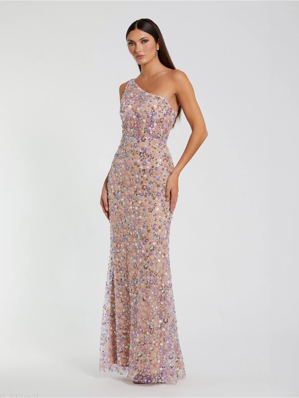 Mac Duggal 68889 Pink Multi sz 10 NEW